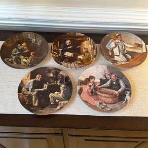 Norman Rockwell Plates